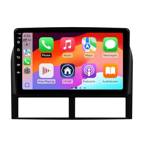 2+32G Android 13 Double Din Car Stereo for Jeep Grand Cherokee 1999-2004 with 9 Inch Touchscreen Radio Built-in Wireless Carplay/Android Auto/GPS/Bluetooth/FM/AUX-in/SWC/Backup Camera
