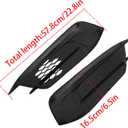 Silscvtt 1 Pair Front Bumper Fog Light Cover Assembly Replacement for Honda Civic 2016-2018 Left and Right Side 71103-TBA-A00