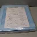 GRANNY SAYS Shoe Organizer for Closet, Fits up to 8 Pairs, 2 Pack Shoe Cubby Storage Containers with Side Mesh Pocket and Flip-Top Lids, Blue (Max Foot Length: 6")