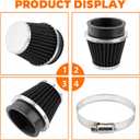 GoaMotors 4PCS 54mm Air Intake filter Pod Cleaner Fit for Honda for Suzuki for Kawasaki Motorcycle Nighthawk CB750 for Yamaha