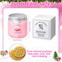 Sumind 24 Pack Pink Christmas Scented Candles for Christmas Home Women Gifts 3.5oz Natural Soy Wax Jar Candles Include 6 Different Scents for Xmas, New Year, and Winter Decor