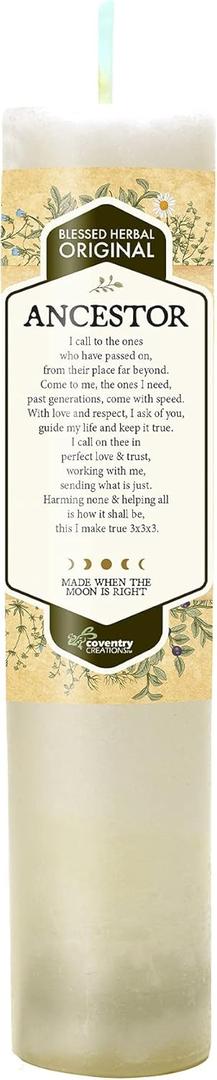 Blessed Herbal Candle Ancestor