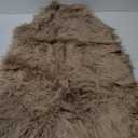 Ashler Faux Fur Rug, Beige Area Rugs, Fluffy Sheepskin Fur Rug, Fuzzy Ultra Soft 2 x 3 Ft Rugs, Machine Washable Shag Rug, Nursery Throw Rugs for Bed, Living, Kids Room