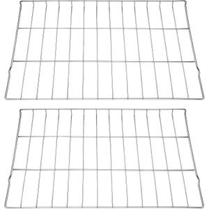 Upgraded 2Pcs 304 Stainless Steels MHL63411403 Oven Rack Compatible with LG Range/Stove LDG4313ST LREL6323S, Replace MHL63531403 MHL63411401 MHL63411402 MHL62112101, 24.8 X 16.2 in