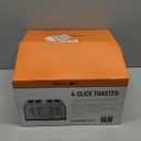 RAMJOY Toaster 2 Slice, Extra Wide Slot Toaster for Bagels, Bread, Waffles, 7 Shade Settings, 4 Main Functions, Removable Crumb Tray, 900 Watts Toasters, Brushed Stainless Steel