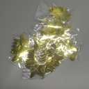 Patelai Glitter Star Garland Banner 2026 Party Decor 130 Feet Star Hanging Banner Twinkle Backdrop for Graduation Birthday Classroom Wedding Supplies(Gold)