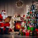 WILLBOND Icicle Christmas Lights for Tree Indoor Outdoor Decorations - 33 ft 80 LED Cool White Icicle String Lights Battery Operated Twinkle Decor for Xmas Tree Winter Outside Garden Holiday Party