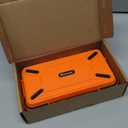 36 Slots Memory Card Case Orange with 36 Transparent Holders & 40 Writable Labels, SD Card Storage Case & Organizer for Camera Memory Cards