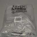 Raven & Finch Men's T-Shirt, Heather Gray, Small, 2-Pack (White)