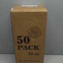 Meal Prep Containers 50Pack - 34oz Food Storage Containers with Lids, Reusable Food Prep Containers, Disposable To Go food Containers for Takeout, BPA Free, Stackable, 1000ml, Microwave/Freezer Safe