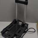 Datanly 3 Set Folding Hand Truck Dolly with Expandable Base Plate 77 Lbs 2 Wheels Roll Luggage Cart with Elastic Ropes Portable Luggage Cart Collapsible Dolly for Airplane Travel Shopping Office