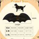 Halloween Dog Bat Wings Costume - Pet Costume for Party Puppy Apparel for Small Medium Large Dogs Funny Doggy Cosplay Dress Up Accessories L-XL