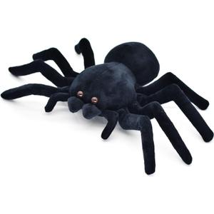 JOSON Halloween Spider Plush Toy, Super Soft Stuffed Animal Plush Doll, Party Decoration for Boys and Girls (Medium-9.8in x 15.7in)