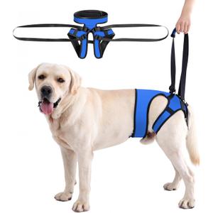 LIANZIMAU Dog Sling for Large Dogs Adjustable Hind Leg Support Lift Harness Senior Canine Mobility Aid Carrier for Back Legs Walking Rehabilitation XL