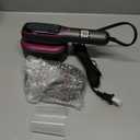 Travel Steamer for Clothes Adequate Portable: 2-in-1 Mini Handheld Garment Steamer Iron - 15s Heat Up & 5 Adjustable Steam - Large Ceramic Panel - 110-120V (Black&Pink)