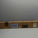 Egadis 1 Pack 2.56 in. x 2.56 in. x 46 in. Aluminum Side Mount Railing Post for 36" Stair or Level Railing Kit, Black Textured Powder-Coat Finish Fascia Mount Post Level Side Post