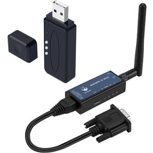 DX-CP26 RS232 to Bluetooth Wireless Serial Adaper Converter Support IOSAndroidWindows Suport DB9RJ45 Interface Built-in Rechargeable Lithium Battery (CP26 for PC)