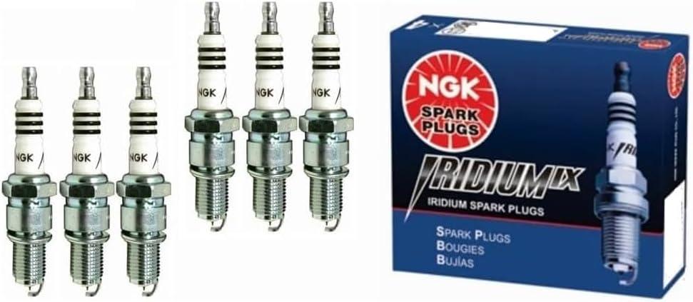 Set of 6 NGK Iridium IX Spark Plug Pack Replacement For Ford 11 12 13 14 15 16 17 18 19 F150 F 150 3.5 3.5L V6 2011 2012 2013 2014 2015 2016 2017 2018 2019