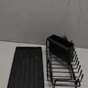 ANTOPY Sink Dish Drying Rack - Expandable Small Dish Rack Over Sinks with Silicone Drying Tray, Dish Drainer for Kitchen Counter with Cutlery Holder, Drying Rack Fit for 14-19 Kitchen Sink