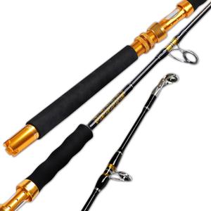Fiblink Saltwater Jigging Spinning Rod 1-Piece Heavy Jig Fishing Rod (30-50lb/ 50-80lb/ 80-120lb, 5-Feet 6-Inch) (30-50lb)