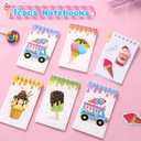 134 Ice Cream Party Favors Two Sweet Birthday Party Supplies Notebook Pen Box Ring Sticker Toy Gift Goodie Bag Stuffer Kid Girl Candyland Decorations Donut Ice Cream Party Supplies