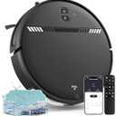 XIEBro Life Robot Vacuum and Mop Combo, Robotic Vacuum Cleaner 2 in 1 with WiFi/ App/ Voice, Schedule, Water Tank and Dustbin, Self-Charging, Slim, Ideal for Hard Floor, Pet Hair, Carpet