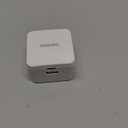 Philips iPhone USB Wall Charger Block, 22.5W Charging Block with USB C and USB A for iPhone 16, 15, 14 Series, iPad, Power Adapter Cube, Foldable Plug Charging Box, White, DLP2507PTS1/27