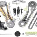 Autoexact 4.0L SOHC V6 Engine Timing Chain Kit W/Tensioner Sprocket Chain Guide Fit for 1997-2010 Ford Explorer Sport Trac Ranger, for Mazda B4000 Mountaineer Replace F77Z-6268-AB 4L2Z6M290AA