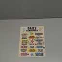 Positive Daily Reminders Poster - Inspirational Wall Art - Positive Quotes Wall Decor - Daily Affirmations Wall Art - Motivational Office Decor for Women - 8x10 Unframed Poster Print