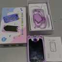 Kids Smart Phone for Girls Gifts - Toddler Christmas Birthday Gift for Age 3 4 5 6 Year Old, Kids Cell Phone Toy with Touchscreen, Dual Cameras, Learning, Kid Mp3 Player, Games with 32 GB Card