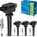 PHILTOP Ignition Coil Pack and Iridium Spark Plugs Fits for Toyota 2017-2018 Yaris iA, Scion 2016 iA, Toyota 2019 Yaris, 4PCS UF822