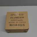 Flameless Candles, Battery Operated Candles with Remote and Timer, 3" x 4", Set of 2, LED Candles Flickering Electric Pillar Candles, Ivory Real Wax for Home Wedding Birthday Decoration