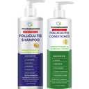 Anti-Fungal Shampoo and Conditioner Set  Tea Tree & Argan Oil for Folliculitis, Seborrheic Dermatitis, Scalp Psoriasis  Relieves Itchy, Flaky, Dry Scalp  Sulfate & Paraben Free