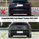 Matte Black Rear Diffuser for Model Y Juniper 2025+ Rear Bumper Diffuser