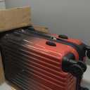 Carry On Luggage, 20 Inch Expandable Hardside Carry On Suitcase With Wheels, Hardshell Spinner Small Luggage with TSA Lock (Orange)