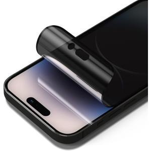 RhinoShield 3D Impact Privacy Screen Protector Compatible with [iPhone 14 Pro] | Ultra Impact Protection - 3D Curved Edges for Full Coverage - Alignment frame Easy Installation