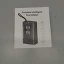 Tire Inflator Portable Air Compressor,145 PSI Cordless Mini Tire Pump with Pressure Gauge Digital Display,Auto Shutoff Function & LED Light for Car,Ball,Motorcycle,Bike