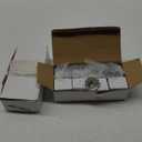 SHINY HANDLES Satin Brass Knobs for Cabinet, Crystal Gold Cabinet Pulls Vintage, Glass Knobs and Pulls for Dresser Drawer, Kitchen Bathroom(Round, Satin Brass, 16 Pack)