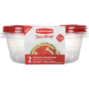 Rubbermaid Take Alongs 2 Large Squares 11.7 Cup