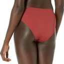 Amazon Essentials Womens Classic Bikini Swimsuit Bottom (Medium, Brick Red)