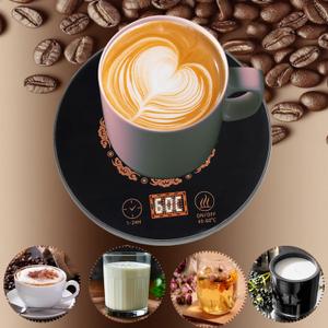 Coffee Mug Warmer for Desk with Auto Shut Off, Coffee Cup Warmer for Desk with 2 Adjustable Temperatures & 24 Hours Timer