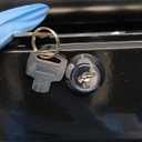 KYODOLED Locking Cash Box with Lock, Money Box with Cash Tray, Lock Safe Box with Key, Money Saving Organizer,11.81Lx 9.45Wx 3.54H Inches, Black XL Large