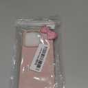 Cute Case for iPhone 15 Pro 6.1" with HD Screen Protector, Pink Glitter Rhinestone Bow Phone Cases, Soft Silicone Shockproof Protective Phone Cover for Women Girls & Girls Kids