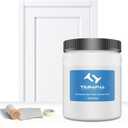 TILSWALL All-in-One Water-based Paint for Furniture, Wood Cabinet - No Sanding or Priming, Water-Based & Low Odor, Ready to Spray No Dilution - Covers 64-96 sf with Paint Sprayer, White Pint 16 oz