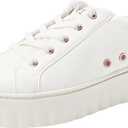Roxy Women's Sheilahh Platform Slip On Sneakers (6, White)