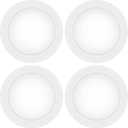 4 Pack 6 Inch LED Disk Light, Dimmable Flush Mount Ceiling Lights, Daylight 5000K, 15W 1100LM, CRI 90+, Low Profile Surface Mount Ceiling Disc Light, Wet Rated, Installs into Junction Box, ETL & FCC