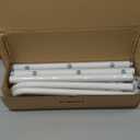 Wolistsa 2 Pack White Wrap Around Curtain Rod, Heavy Duty Blackout Curtain Rods for Windows 48 to 84 Inch, 1 Inch Adjustable Room Darkening Window Treatment Rods for Bedroom, Living Room, Sliding Door