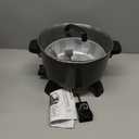 Presto 06009 10-Quart Kitchen Kettle XL Multi-Cooker, Steamer and Deep Fryer, Black