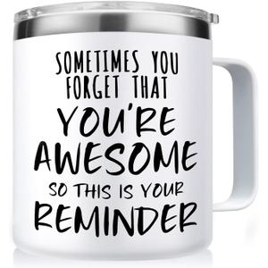 NOWWISH Gifts for Women, Inspirational Gifts, Thank You Appreciation Birthday Gifts for Coworker, Teacher, Mom, Wife, Sister - White