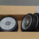 2pcs Lawn Mower Rear Wheels & 2pcs Front Wheels - Replaces 42710-VE2-M02ZE 42710-VE2-M00ZE 44710-VL0-L02ZB - 8" Wheels Assembly Fit with Honda HRT216 HRR216 HRS216